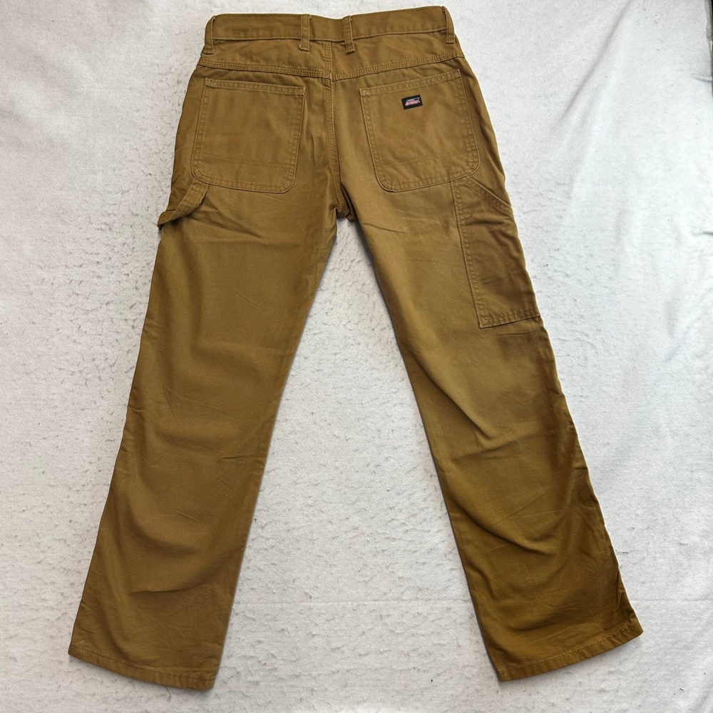 Dickies Carpenter Pants Mens 28x30 Brown Duck Canvas Workwear
